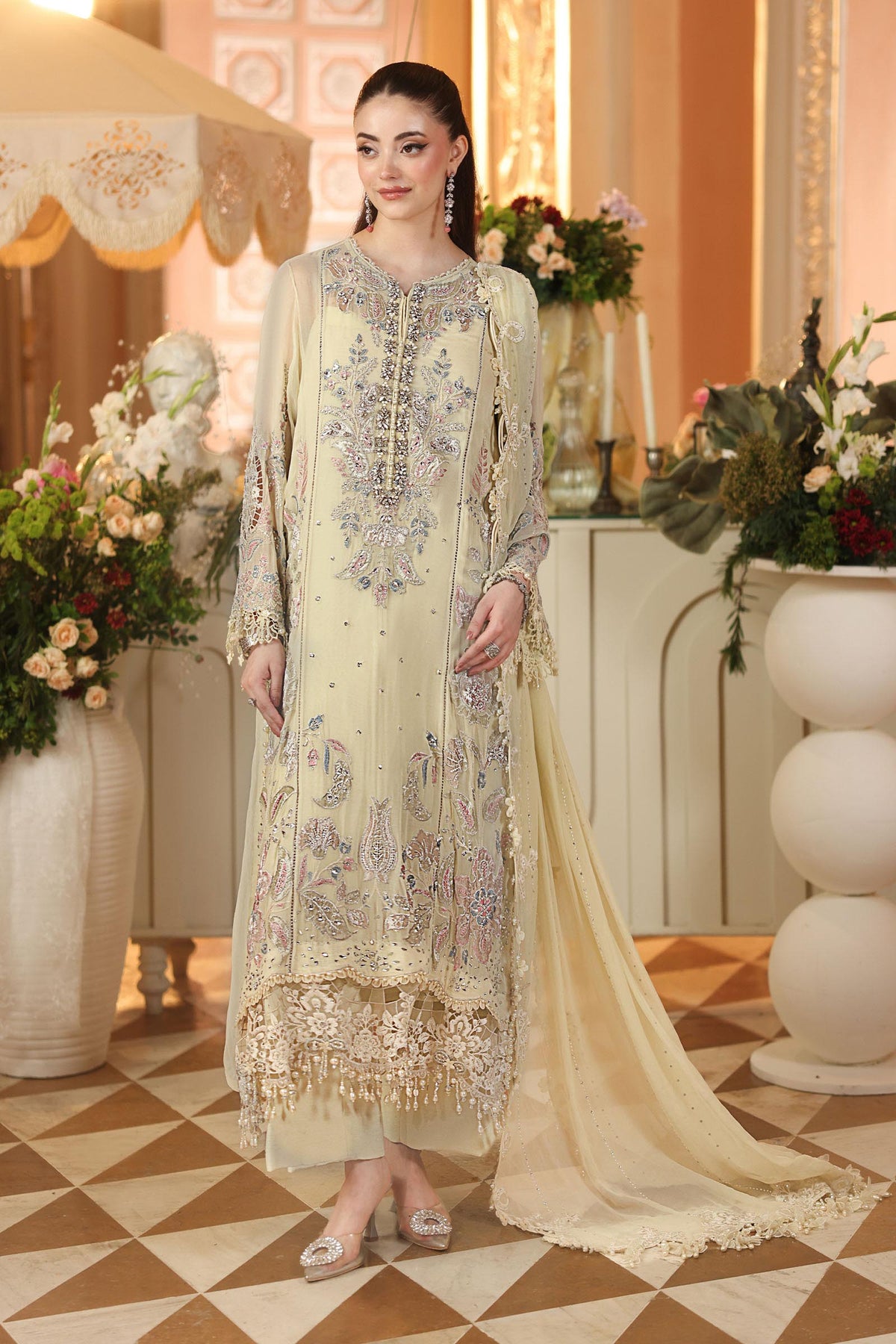 Maria B Embroidered Luxury Chiffon