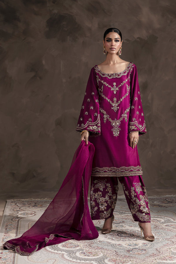 Abeera Usman Unstitched Handwork Suit