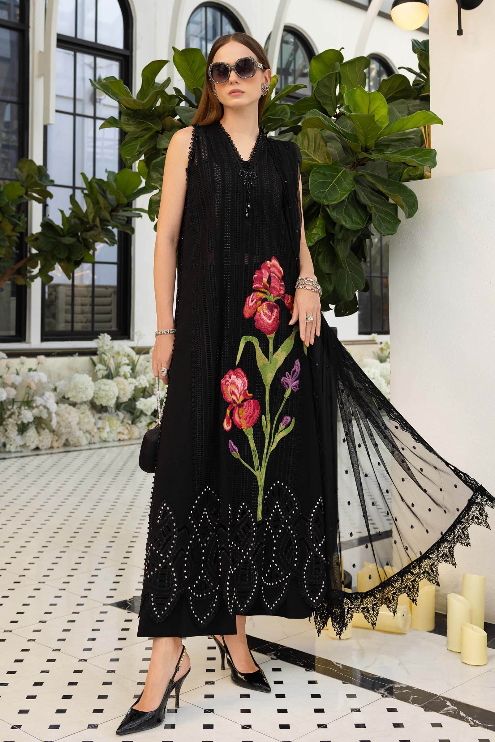 Maria B Embroidered Luxury Lawn