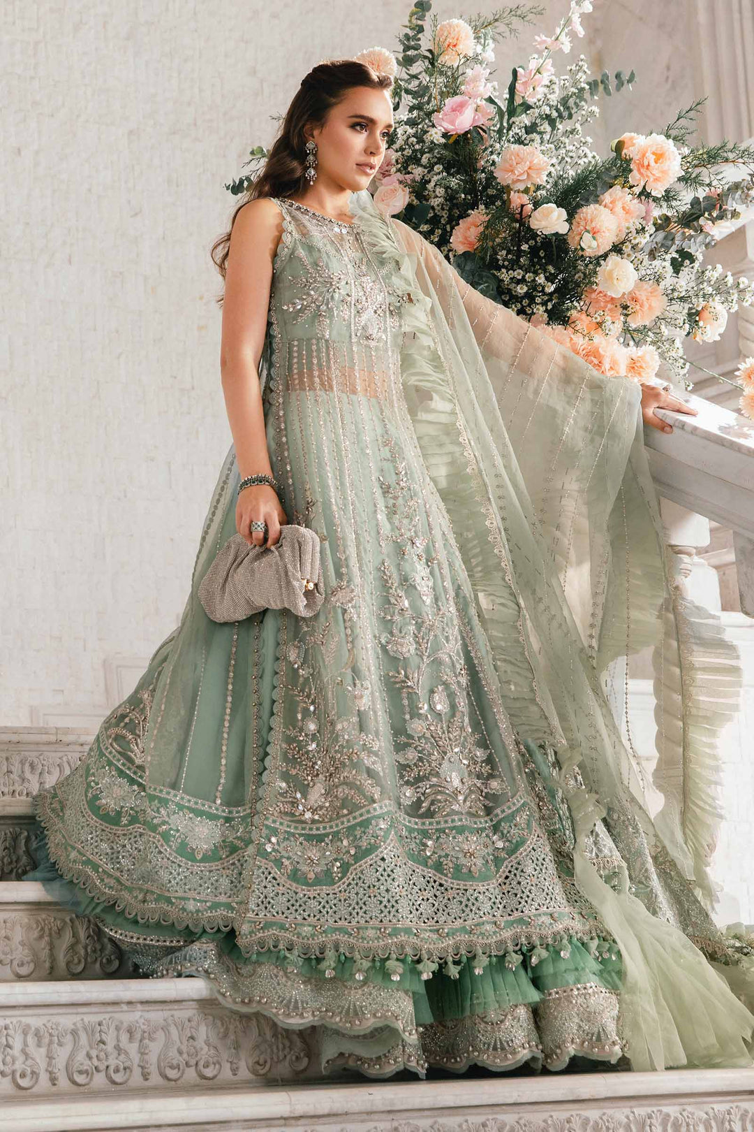 Maria B Luxury Embroidered Suit