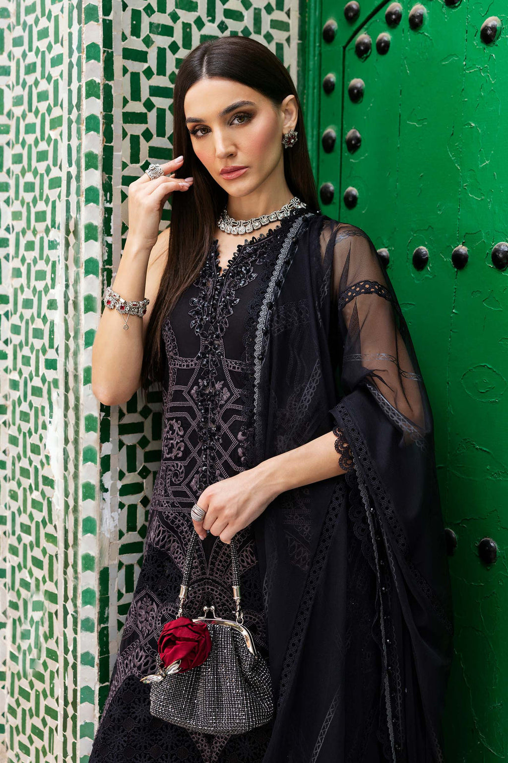 Maria B Embroidered Luxury Lawn