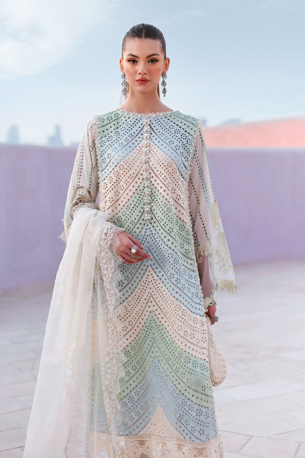 Maria B Embroidered Luxury Lawn Eid Edition 26’