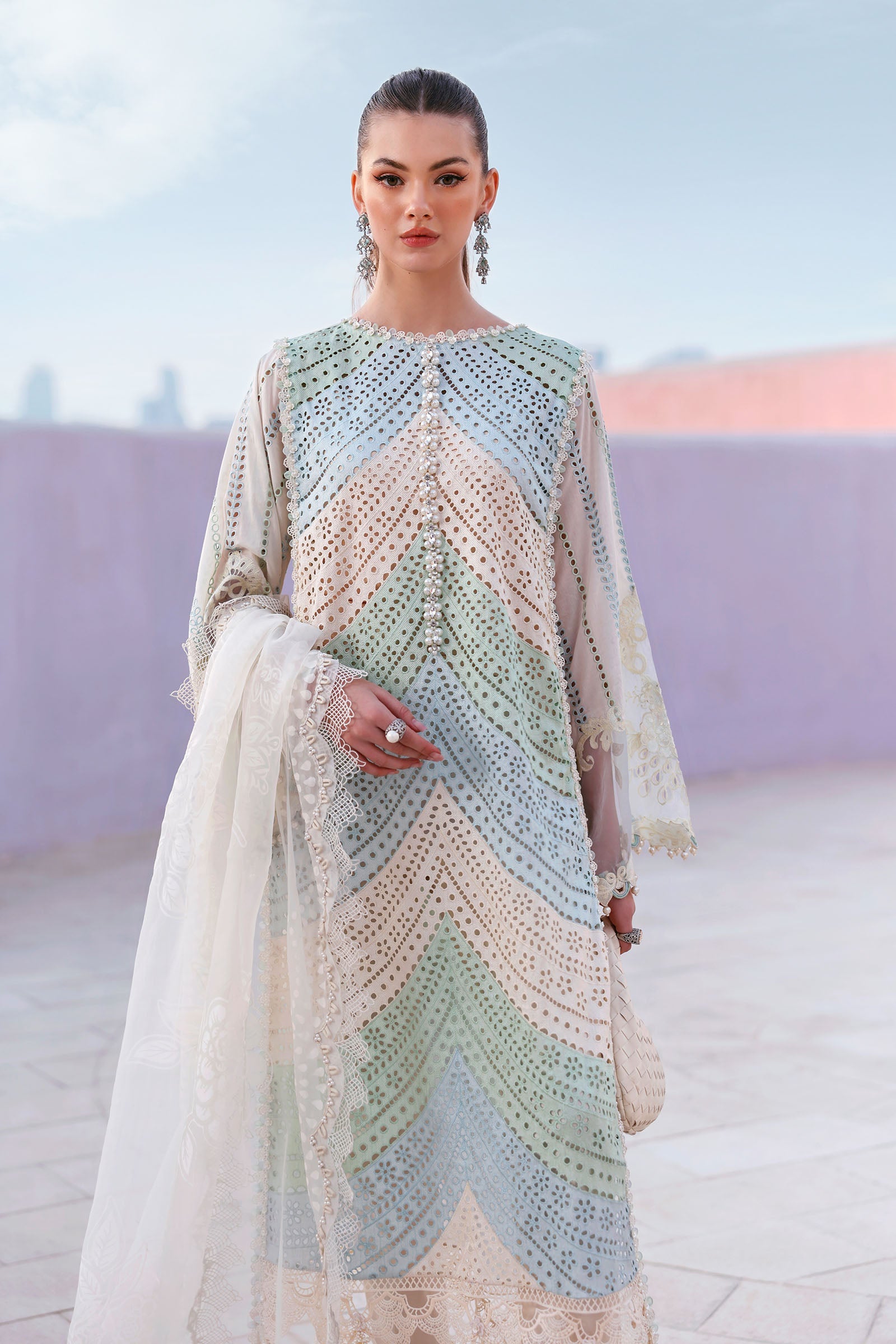 Maria B Embroidered Luxury Lawn Eid Edition 26’
