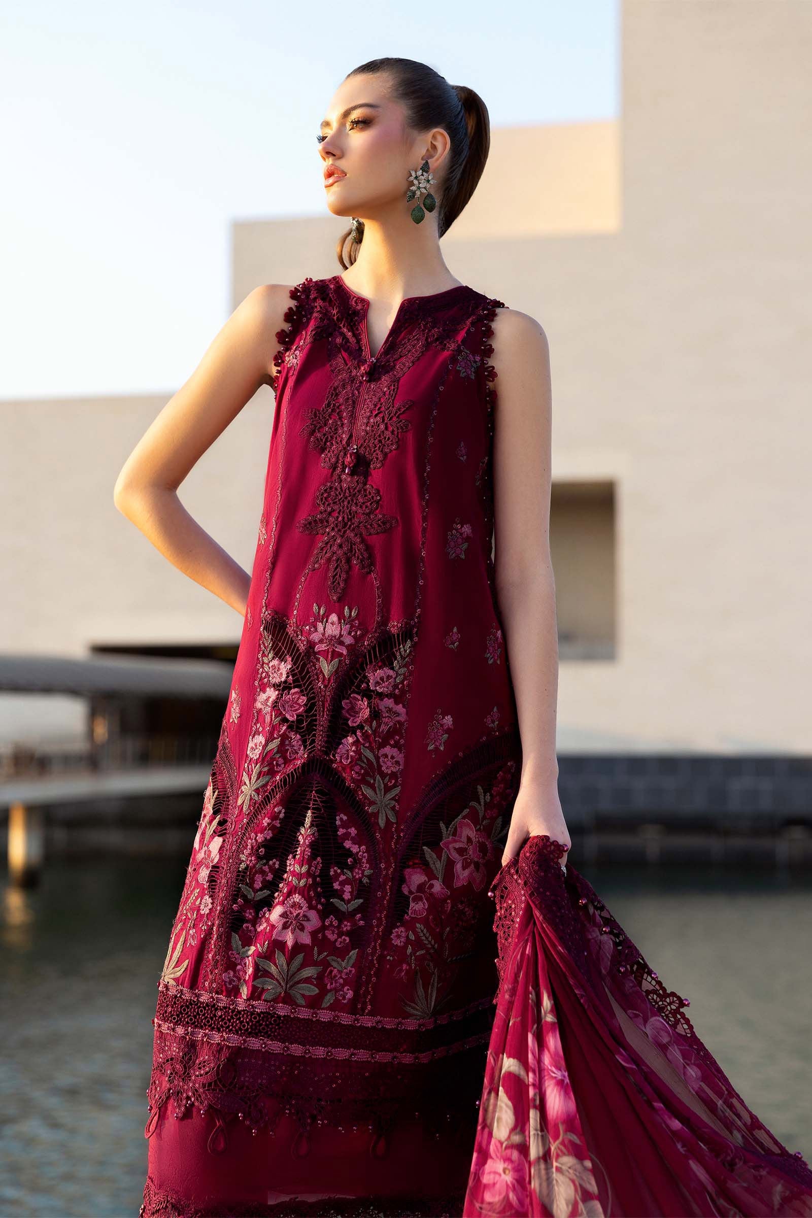 Maria B Embroidered Luxury Lawn