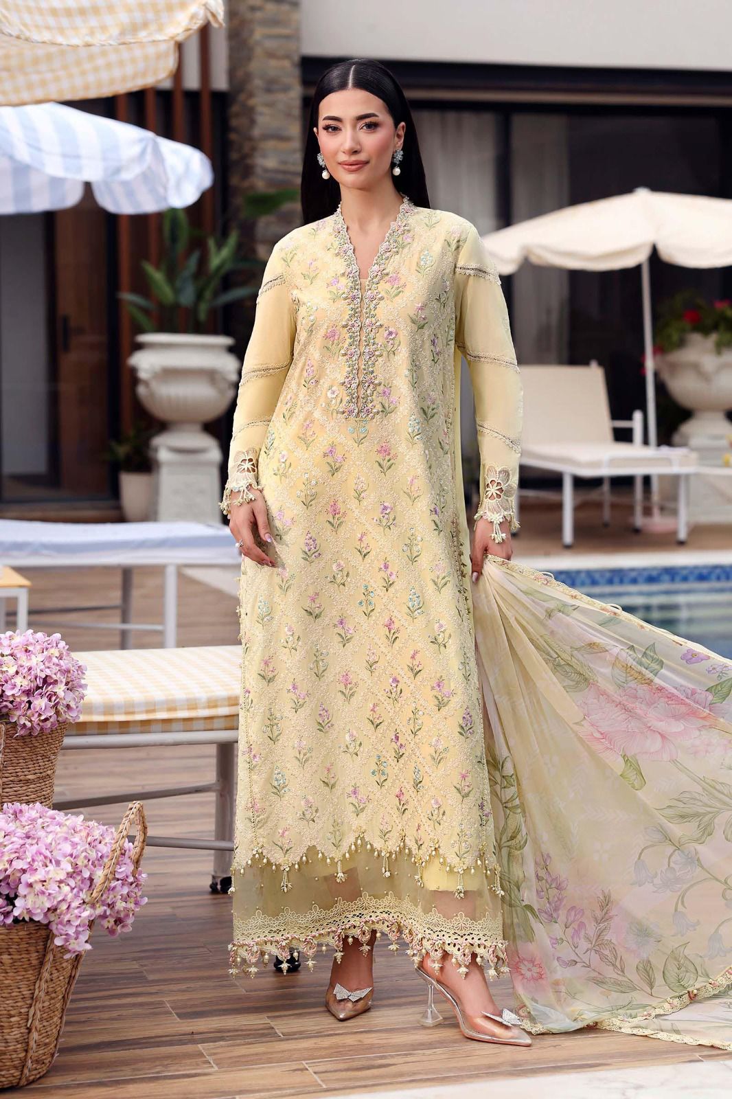 Maria B Embroidered Luxury Lawn