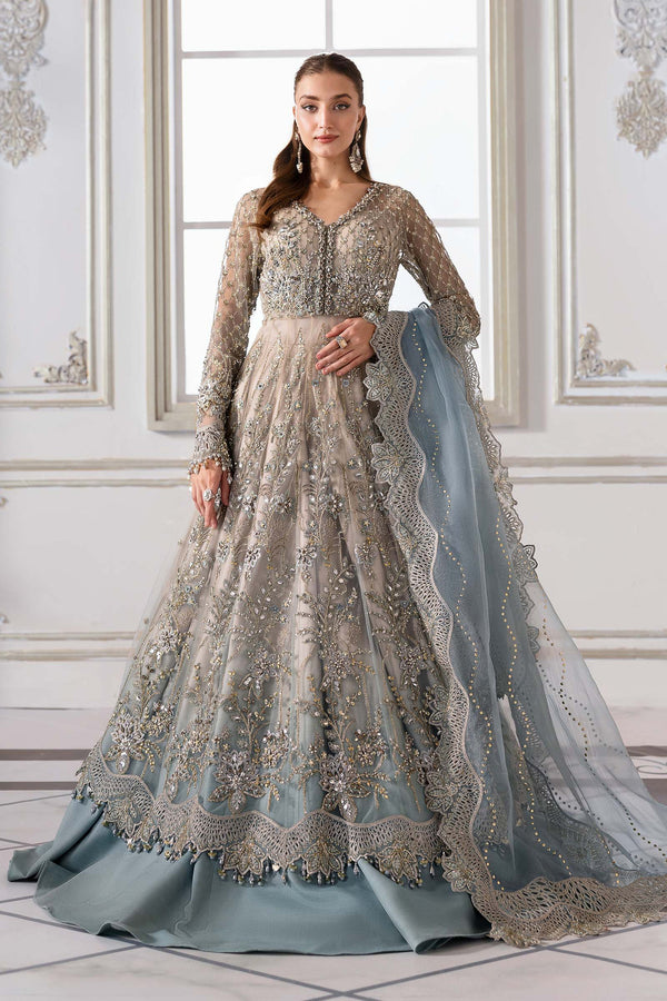 Maria B Luxury Embroidered Net Unstitched Dress