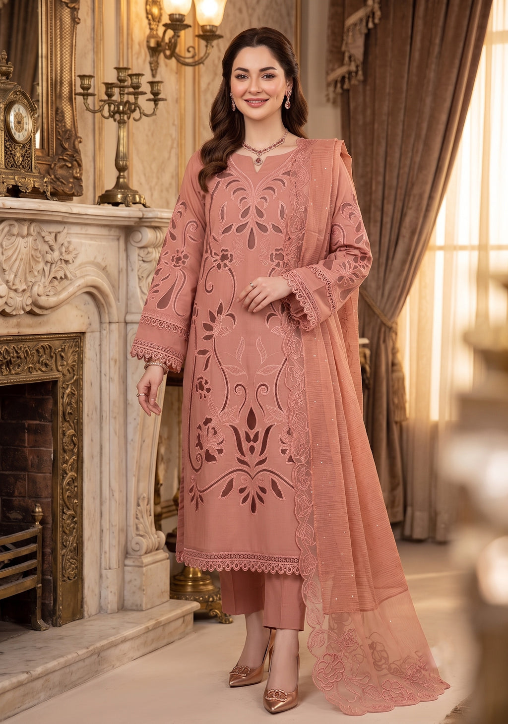 Ghani Embroidered Luxury Lawn