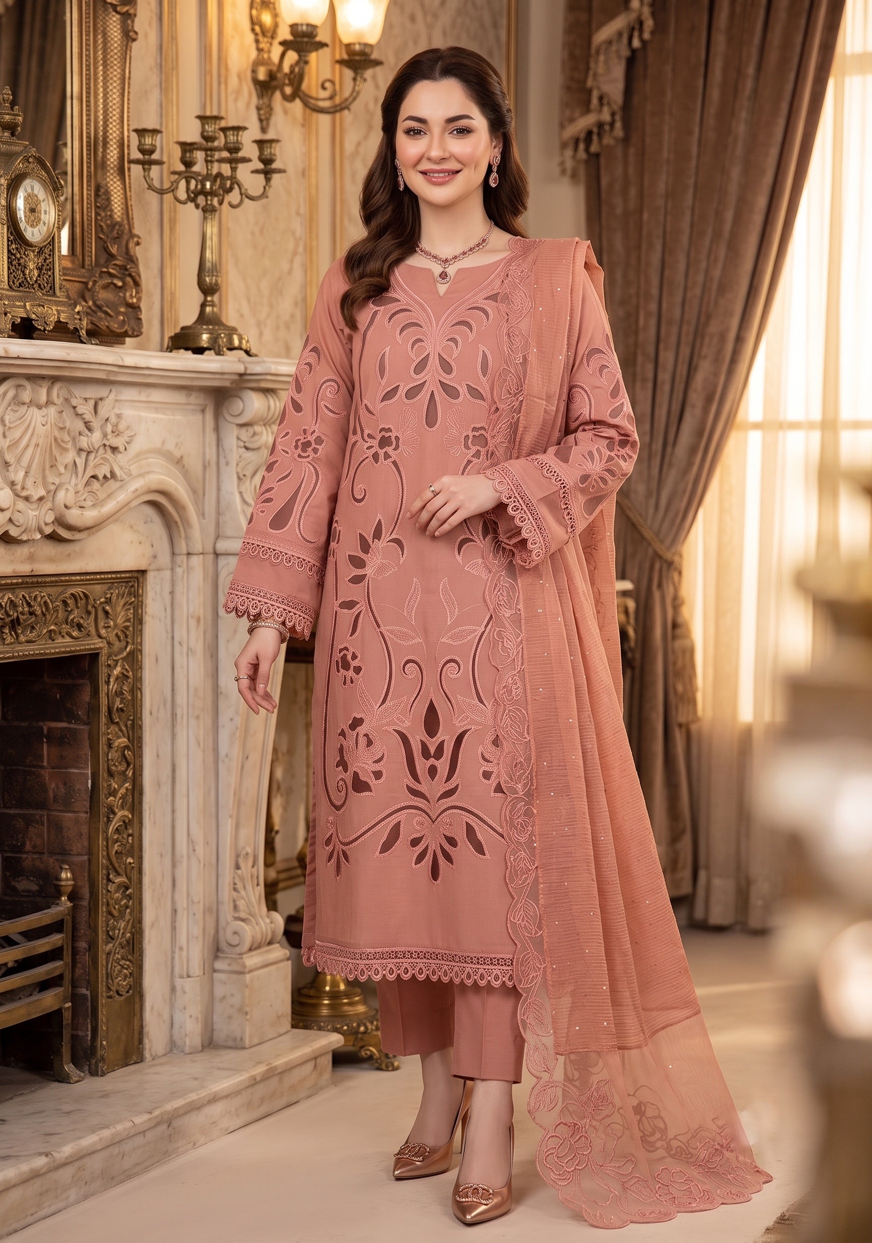 Ghani Embroidered Luxury Lawn