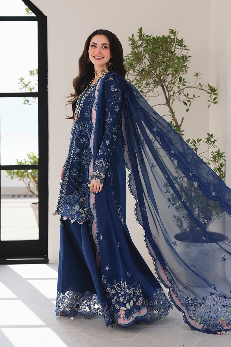 Qalamkar Sahil Luxury Lawn Esma 26' – Ghani Cloth house