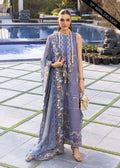 Crimson Embroidered Luxury Lawn