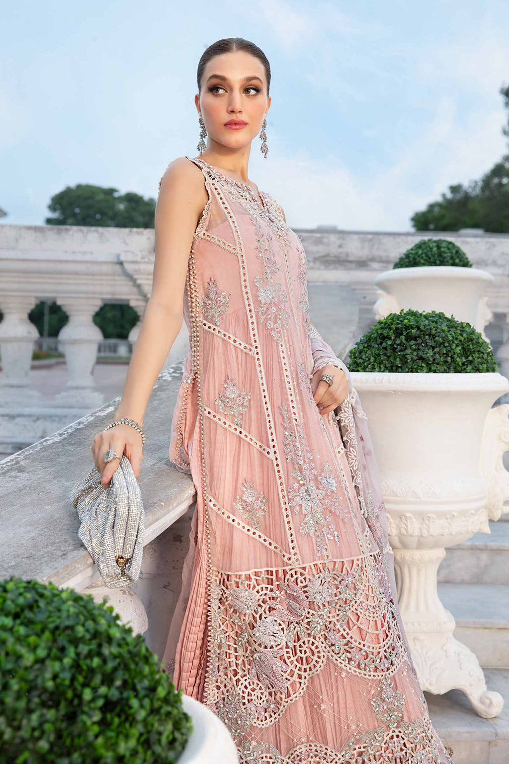 Maria B Luxury Embroidered Chiffon