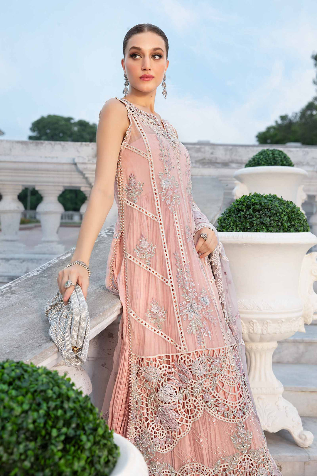 Maria B Luxury Embroidered Chiffon
