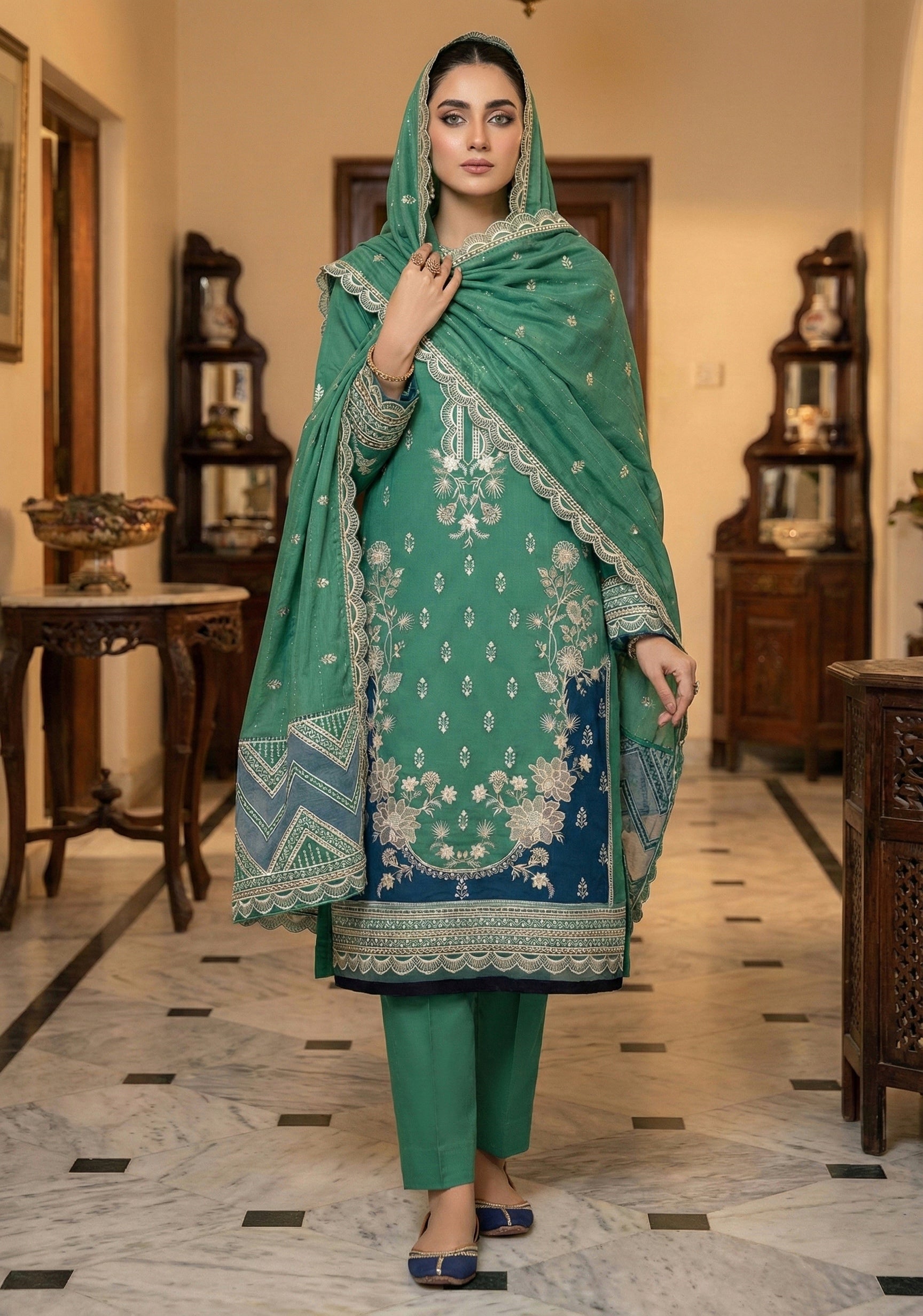 Ghani Creation Lawn 3 Pc Suit