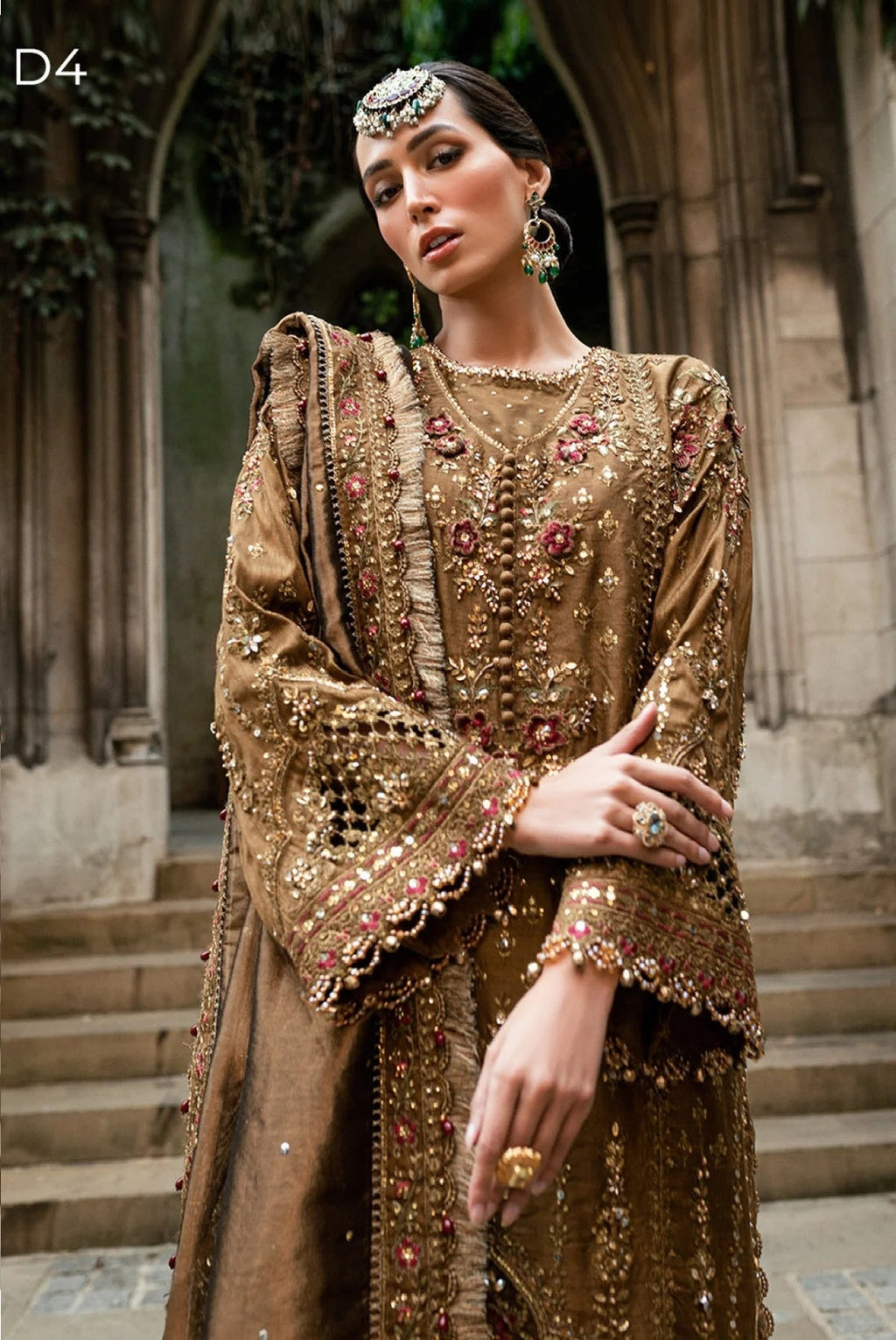 Maria B Luxury Hand Made Silk Suit