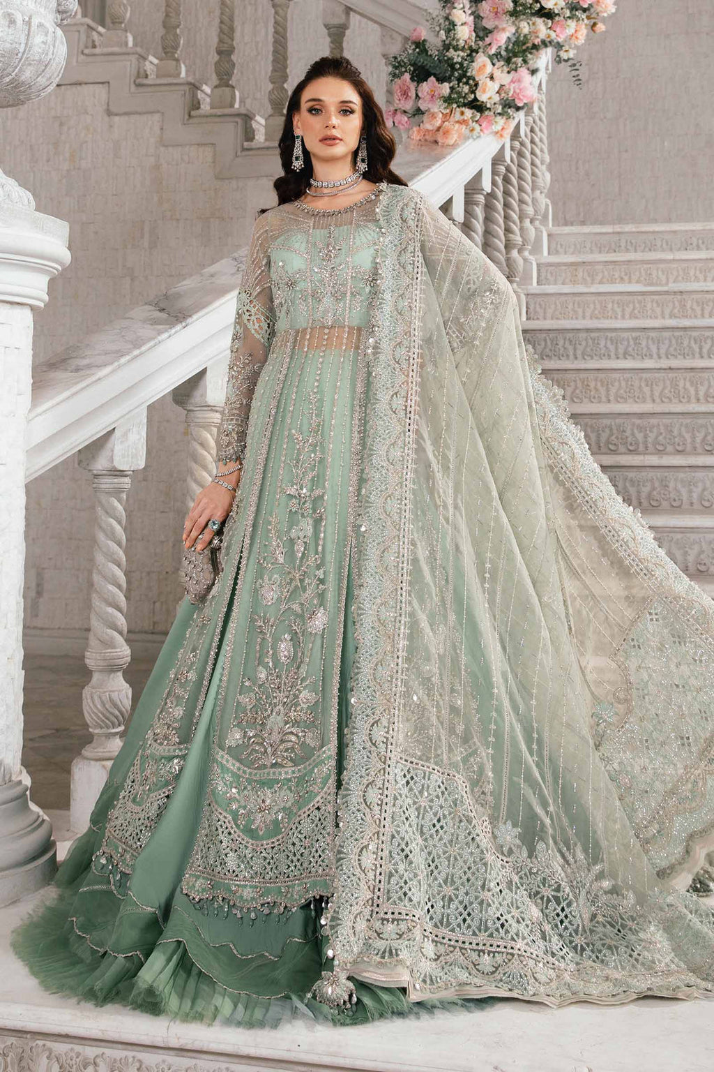 Maria B Luxury Embroidered Suit