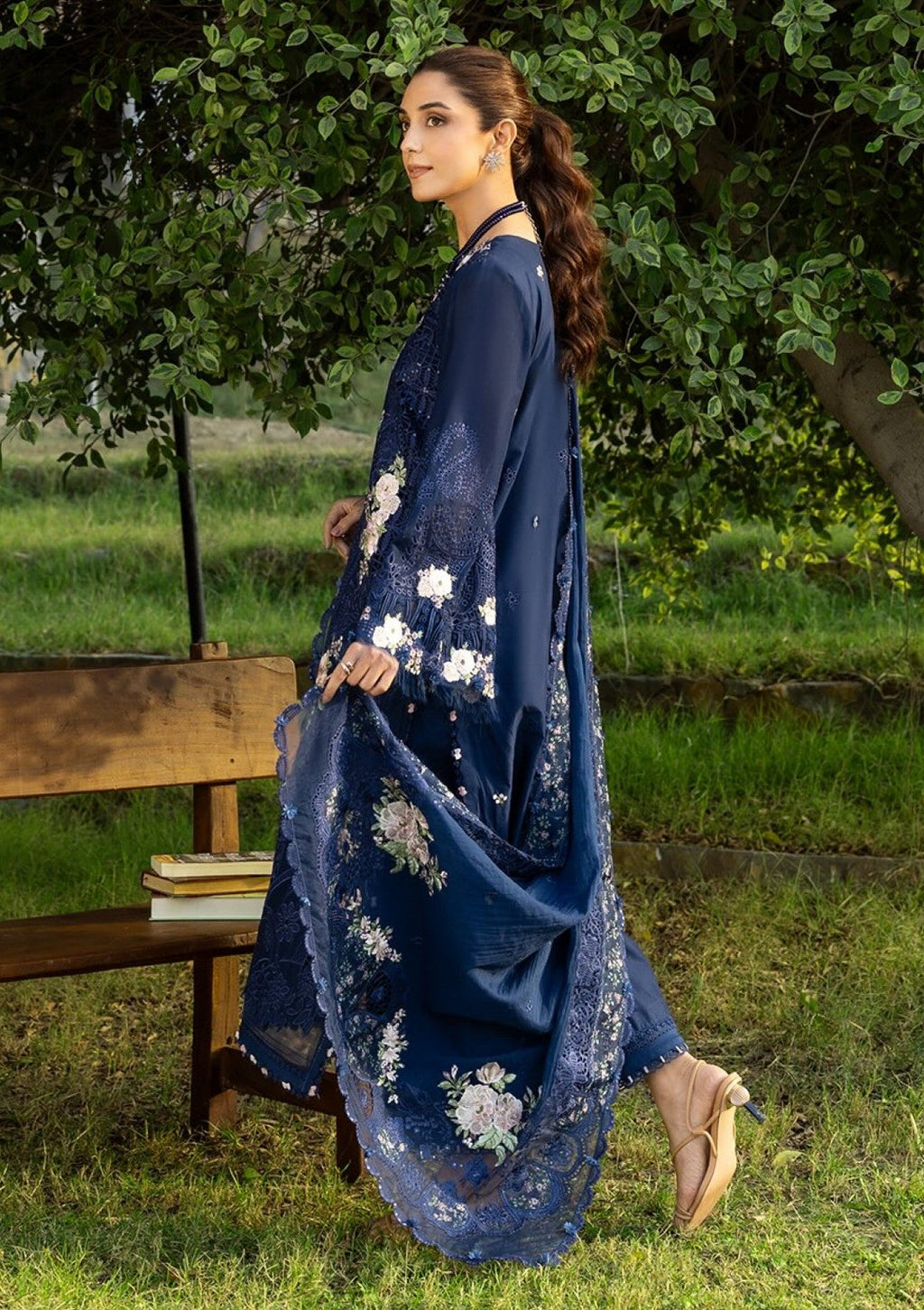 Elaf Premium Embroidered Lawn Dress