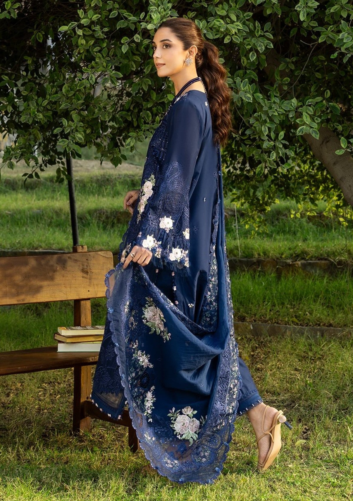 Elaf Premium Embroidered Lawn Dress