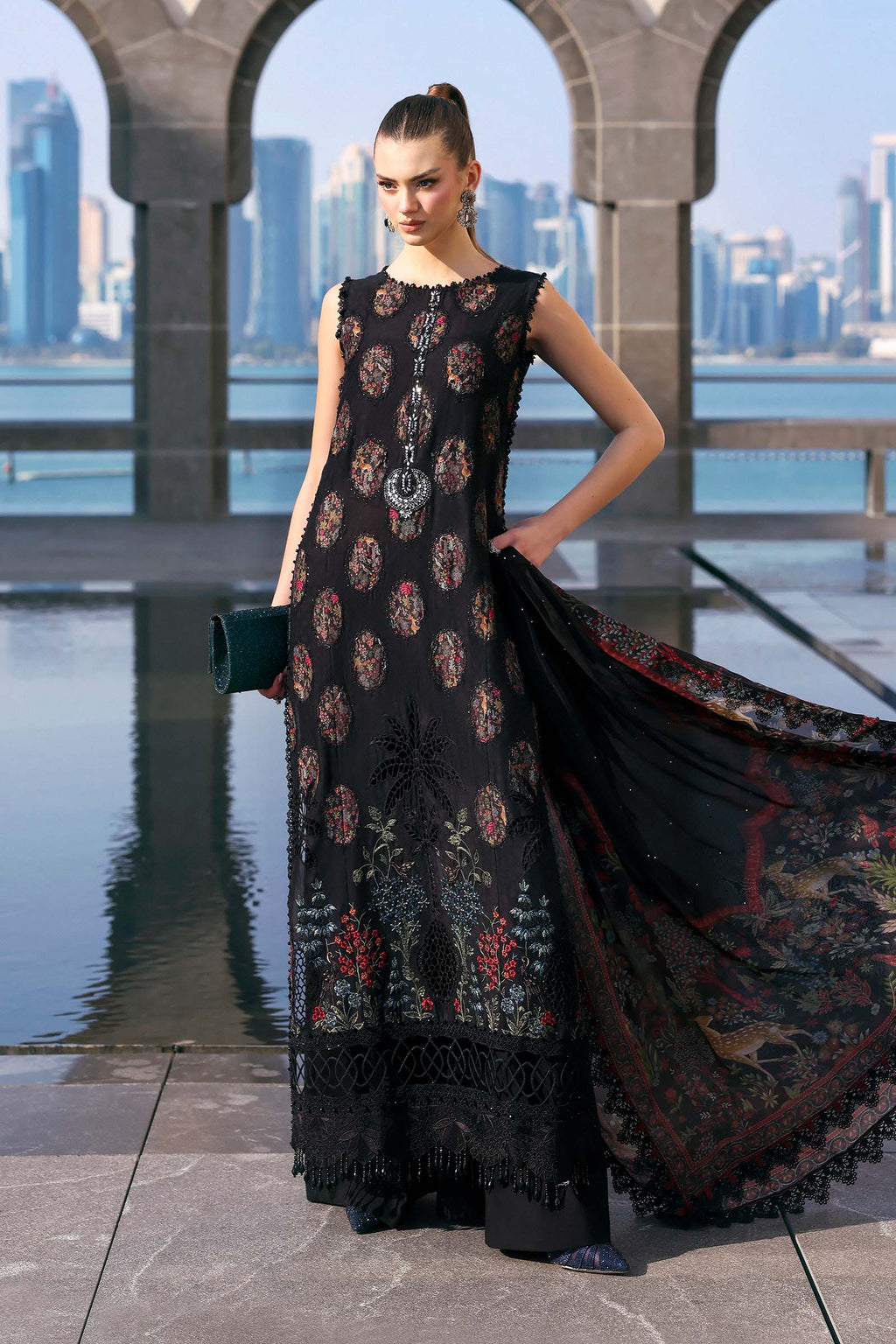 Maria B Embroidered Luxury Lawn