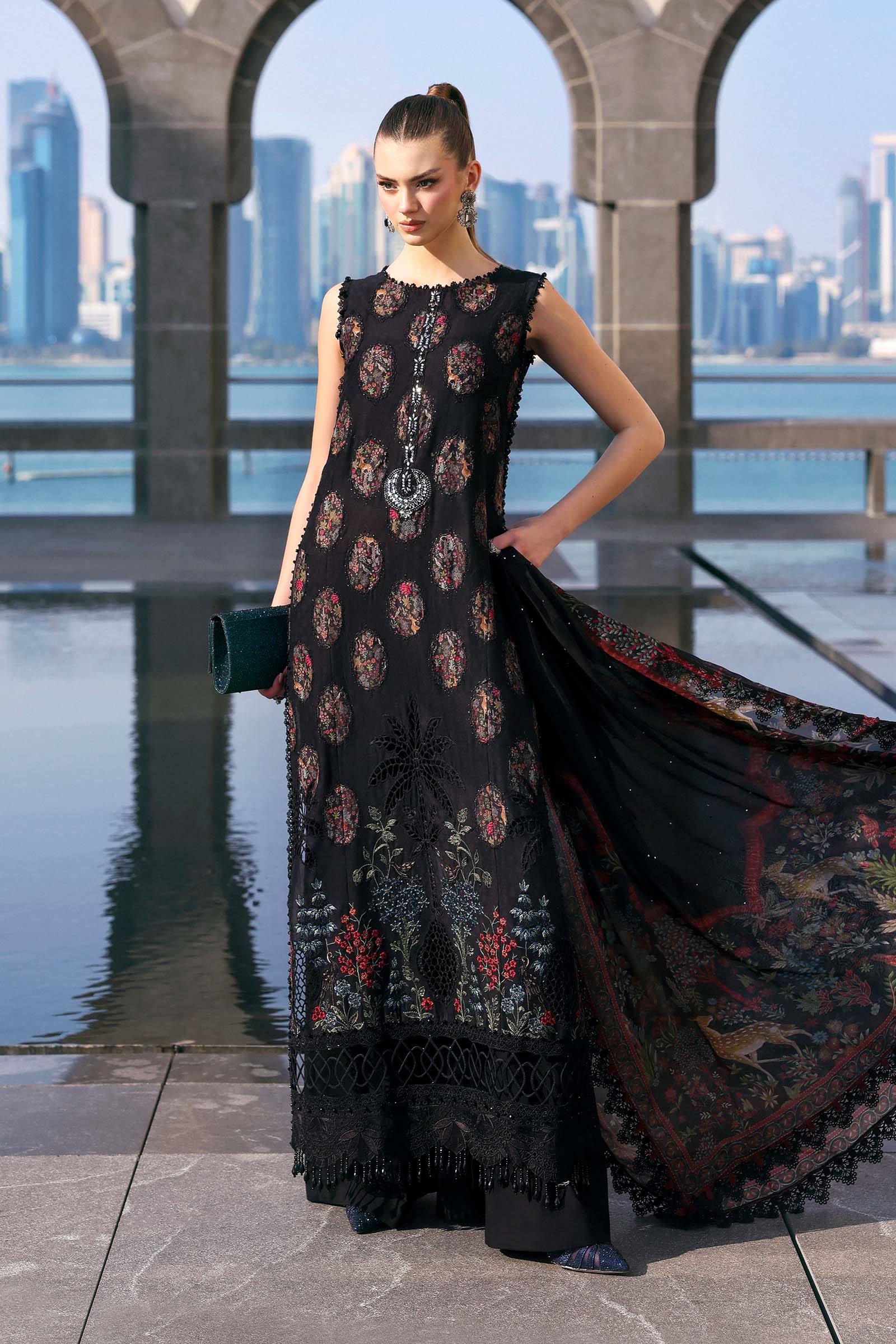 Maria B Embroidered Luxury Lawn