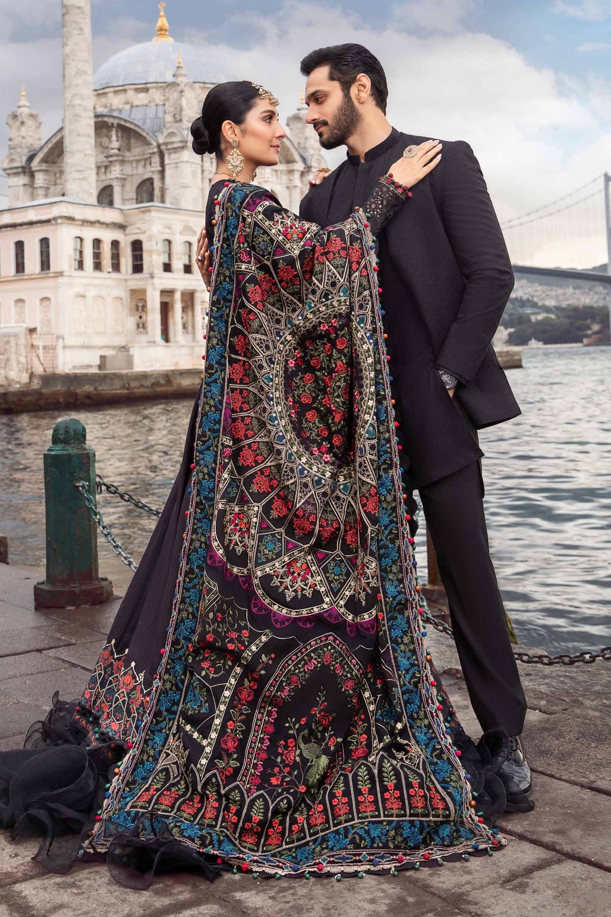 Maria B Embroidered Luxury Winter Creation