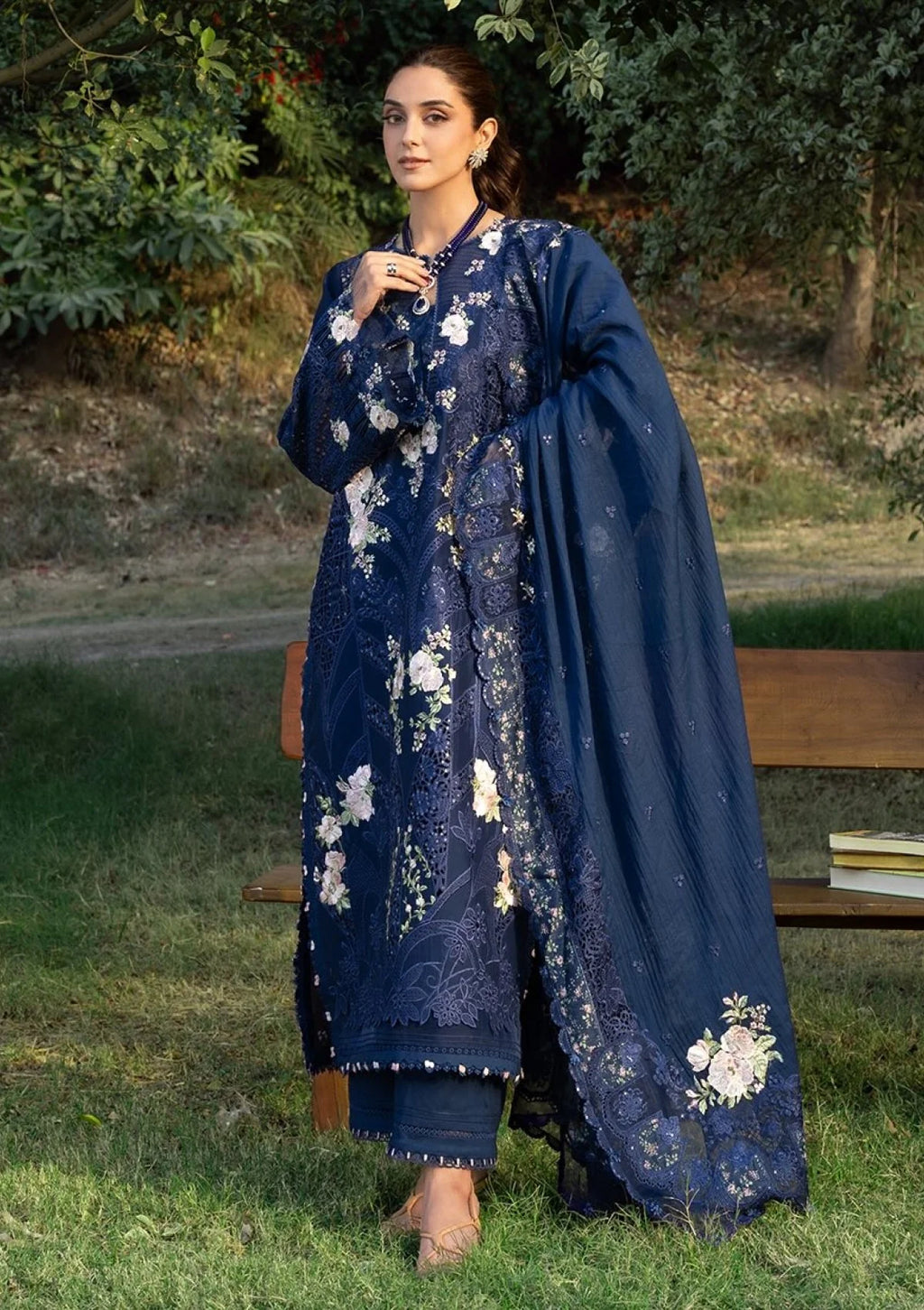 Elaf Premium Embroidered Lawn Dress