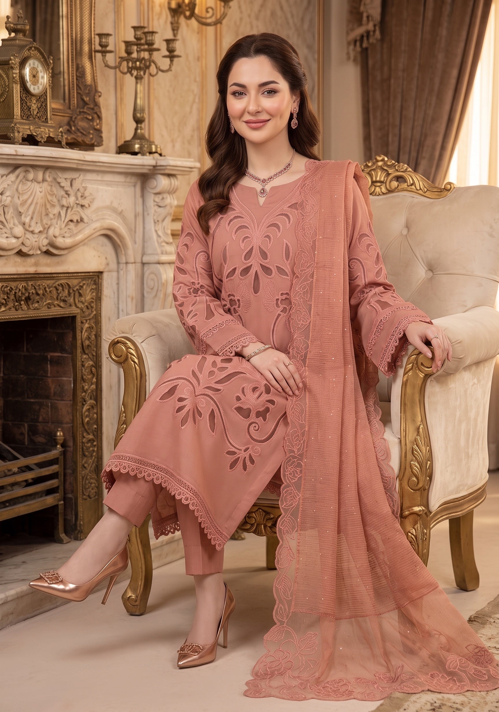 Ghani Embroidered Luxury Lawn