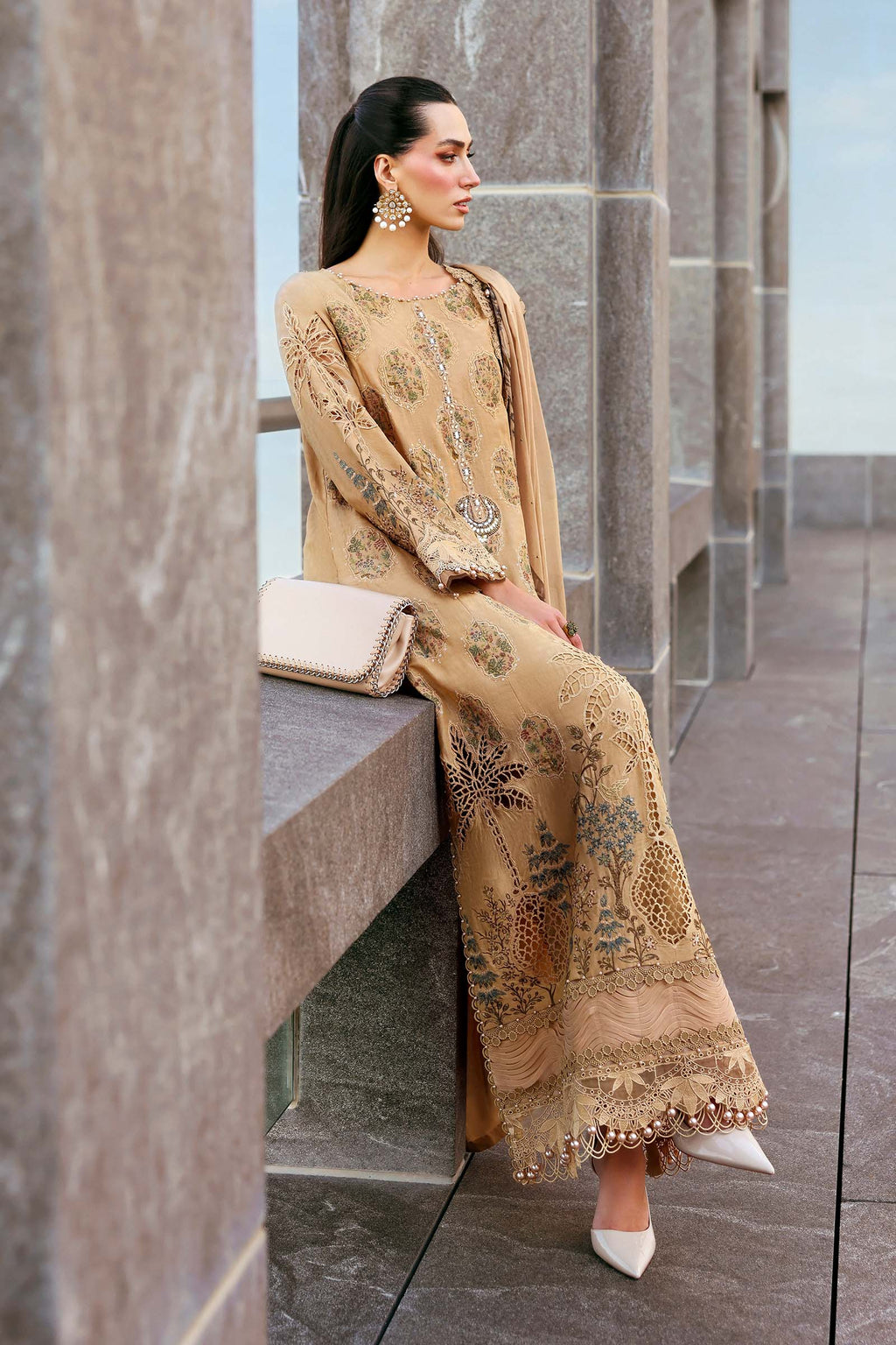 Maria B Embroidered Luxury Lawn