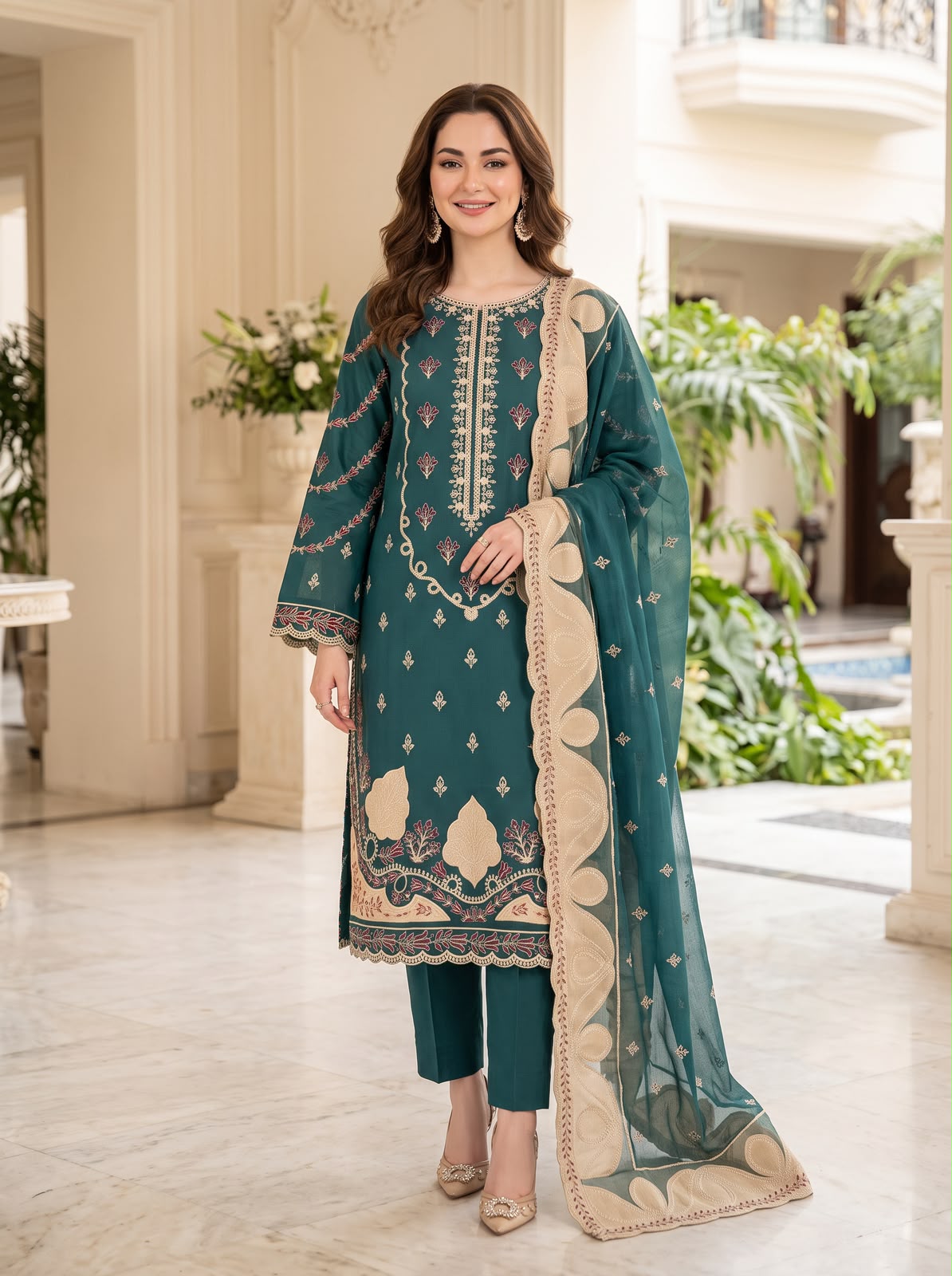 Embroidered Luxury Winter Creation 26'