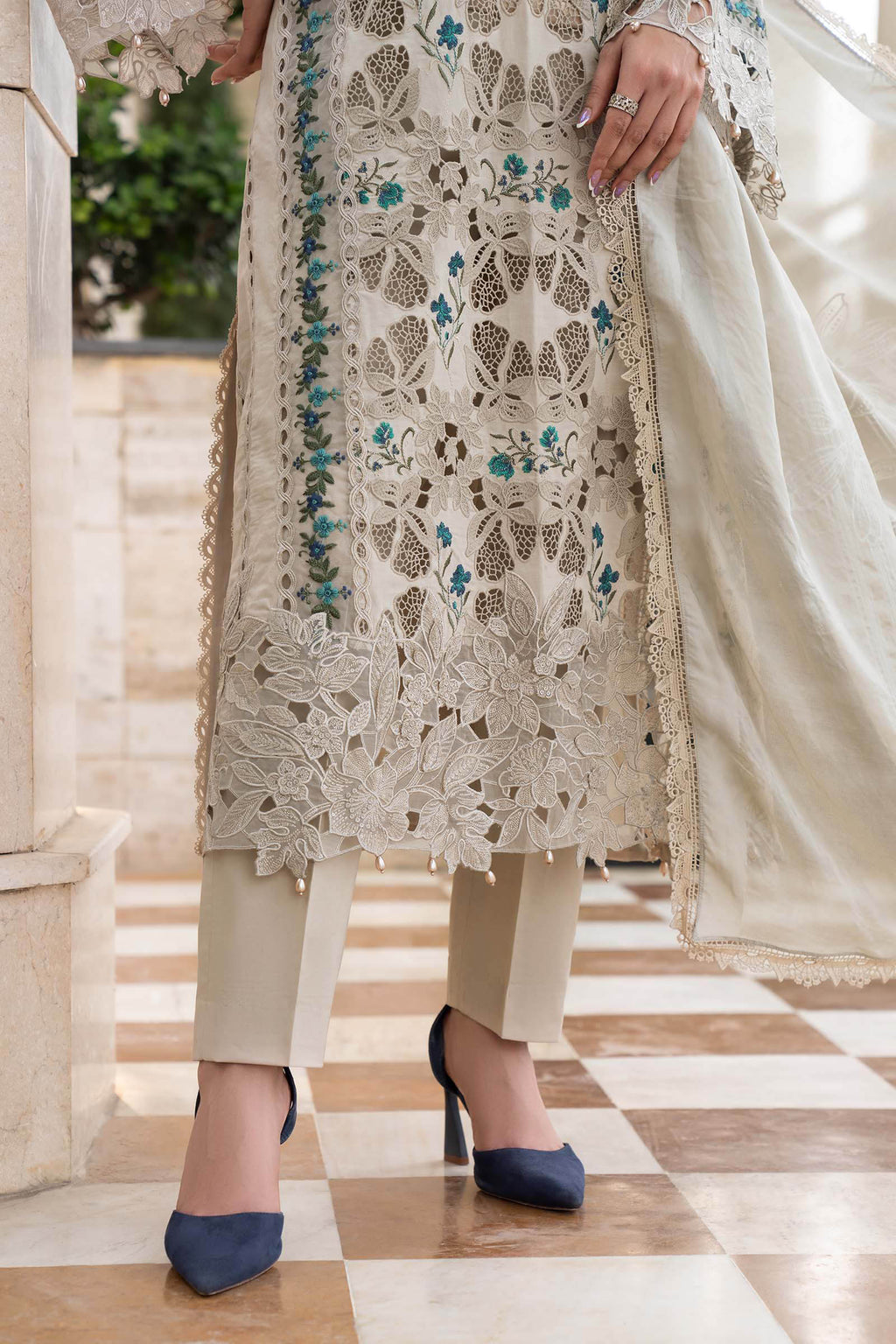 Maria B Embroidered Luxury Lawn