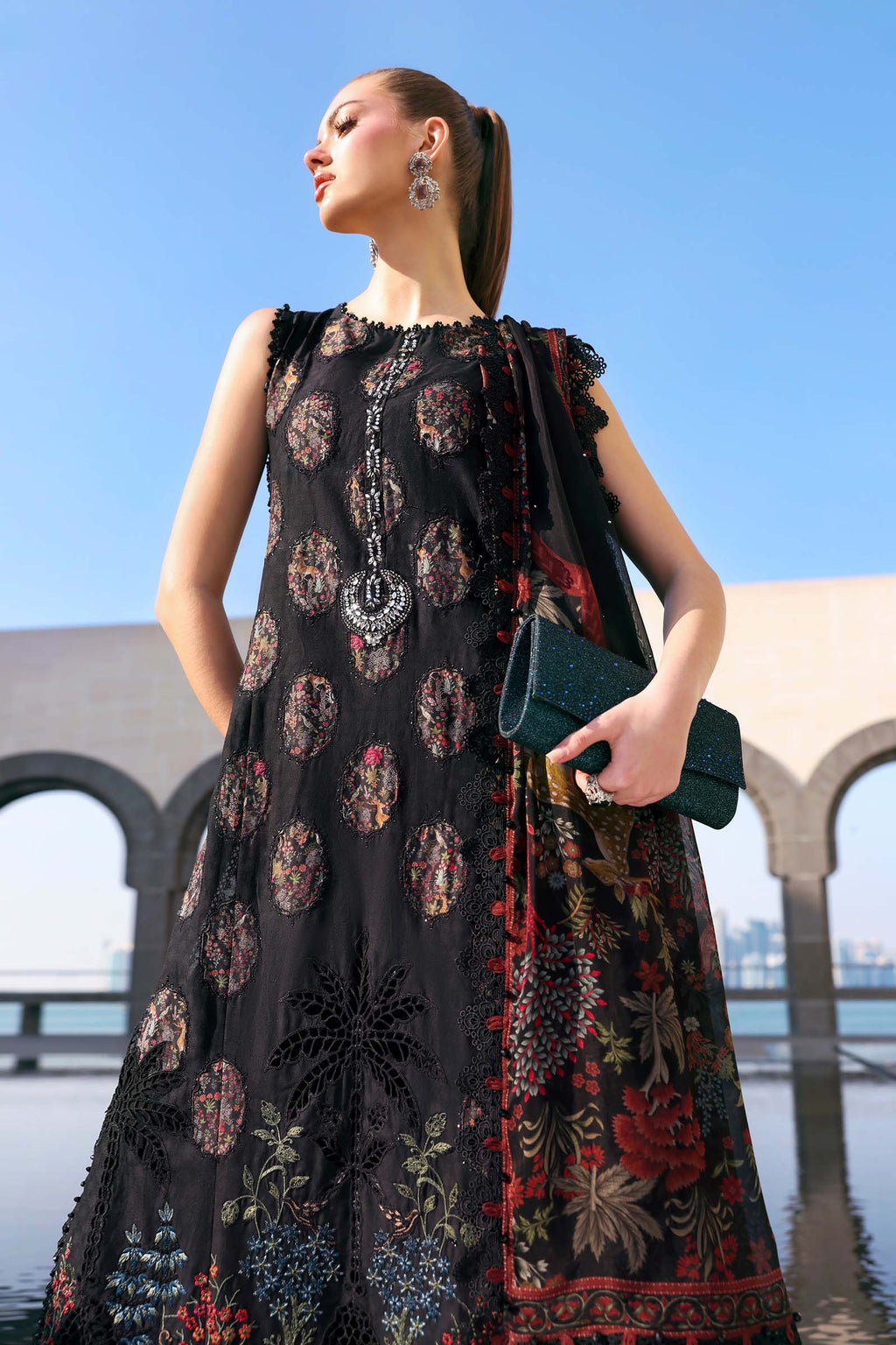 Maria B Embroidered Luxury Lawn