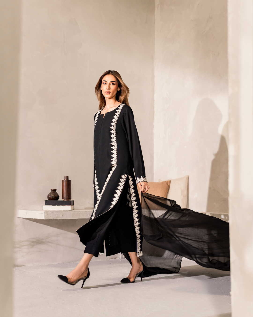 Maahe Embroidered Luxury Lawn