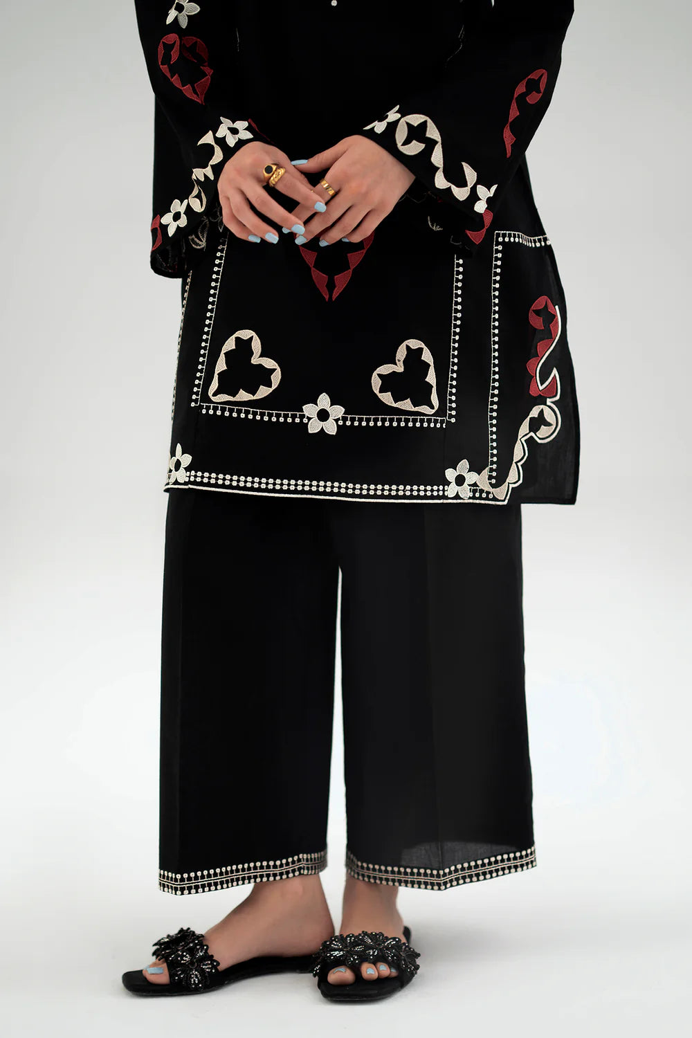 ETHNC Latest Embroidered Luxury Lawn