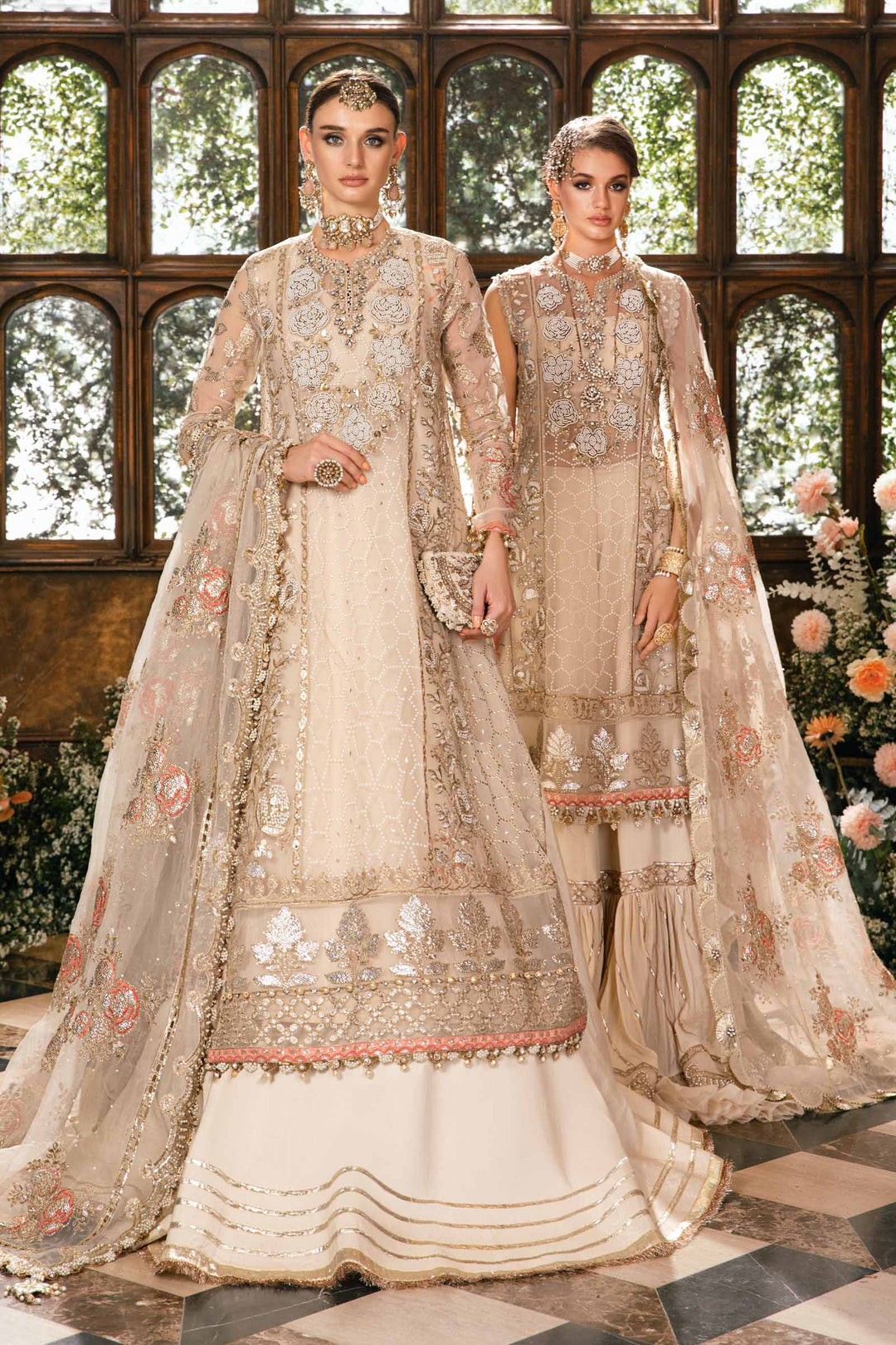 Maria B Luxury Embroidered Suit