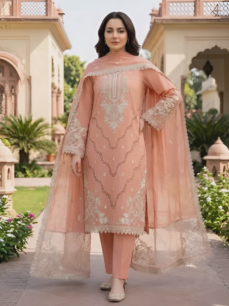 Embroidered Luxury Lawn Eid Edition 26’