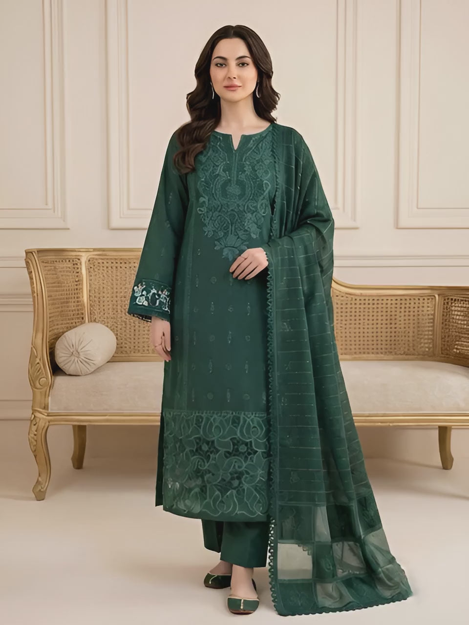 Embroidered Luxury Lawn Eid Edition 26’